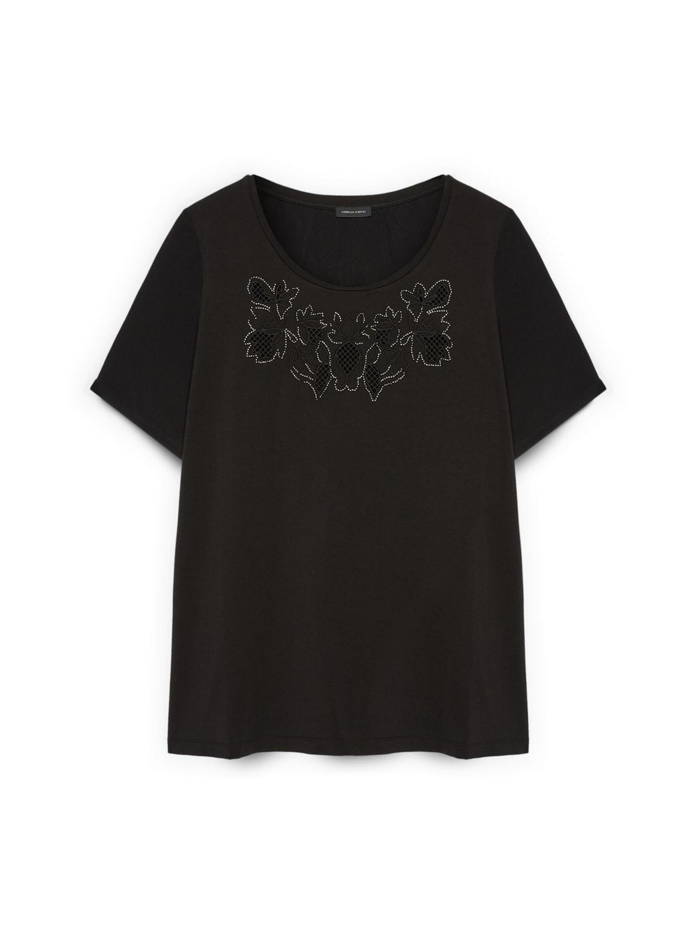 Fiorella Rubino - Camiseta en negro: frente