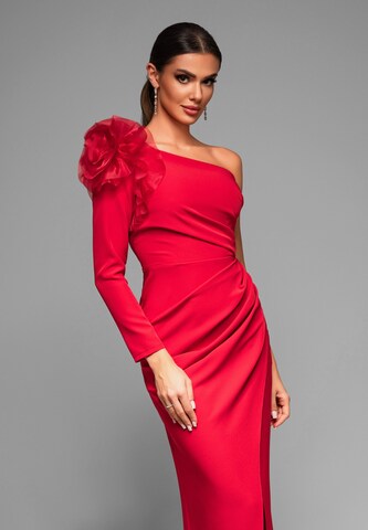 Robe de soirée Ombre en rouge