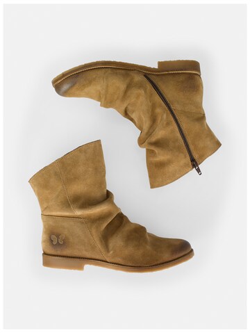 Felmini Wide Fit Ankle Boots in Brown