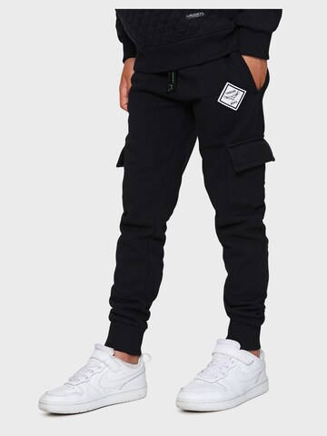 Threadboys Tapered Pants 'Virginia' in Black: front