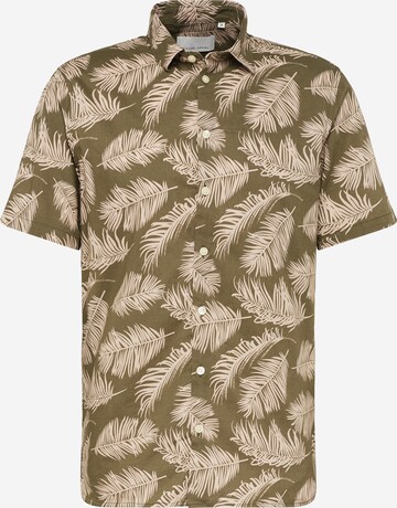 Casual Friday Button Up Shirt 'Anton' in Green: front