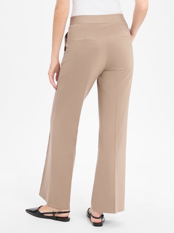 Cambio Wide leg Pantalon 'Ava' in Beige