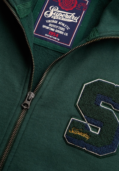 Superdry & Co Zip-Up Hoodie in S in Emerald, Item view