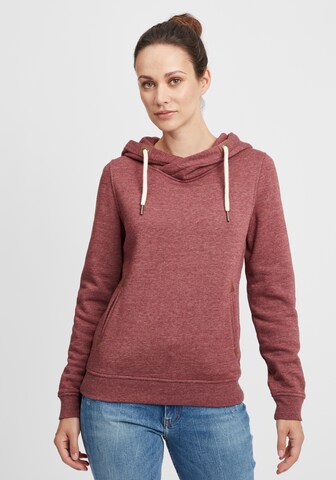 Oxmo Sweatshirt 'Vicky Hood' in Rood: voorkant