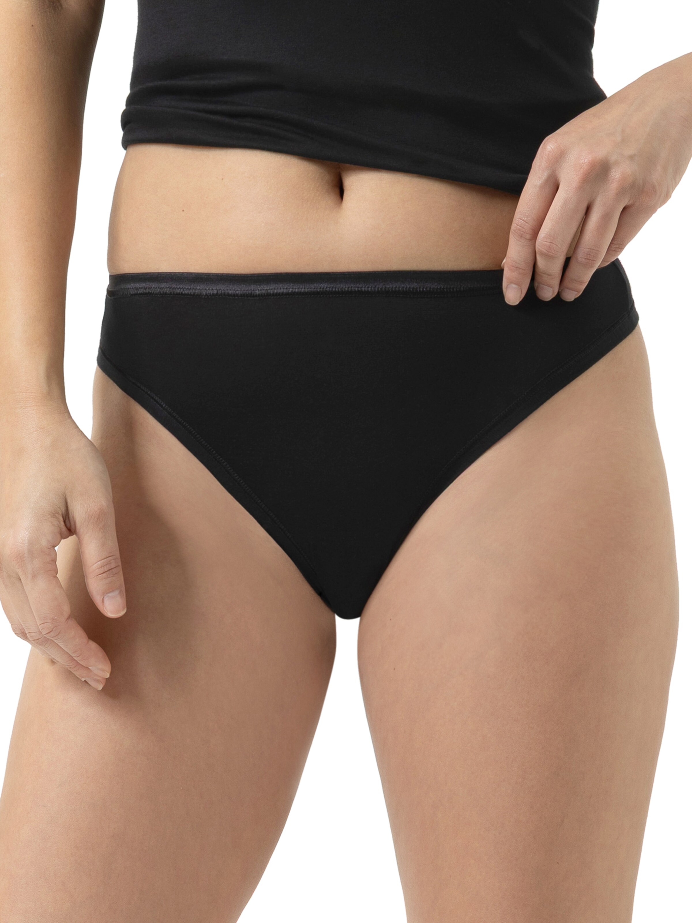 String Mey en noir : devant