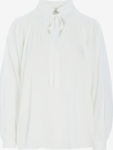 Camicia da donna 'Malinkadea' di Dea Kudibal in bianco: frontale