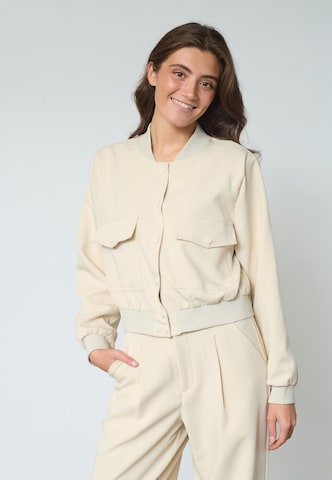 SISTERS POINT Jacke 'GARWIN' in Beige: Vorderseite
