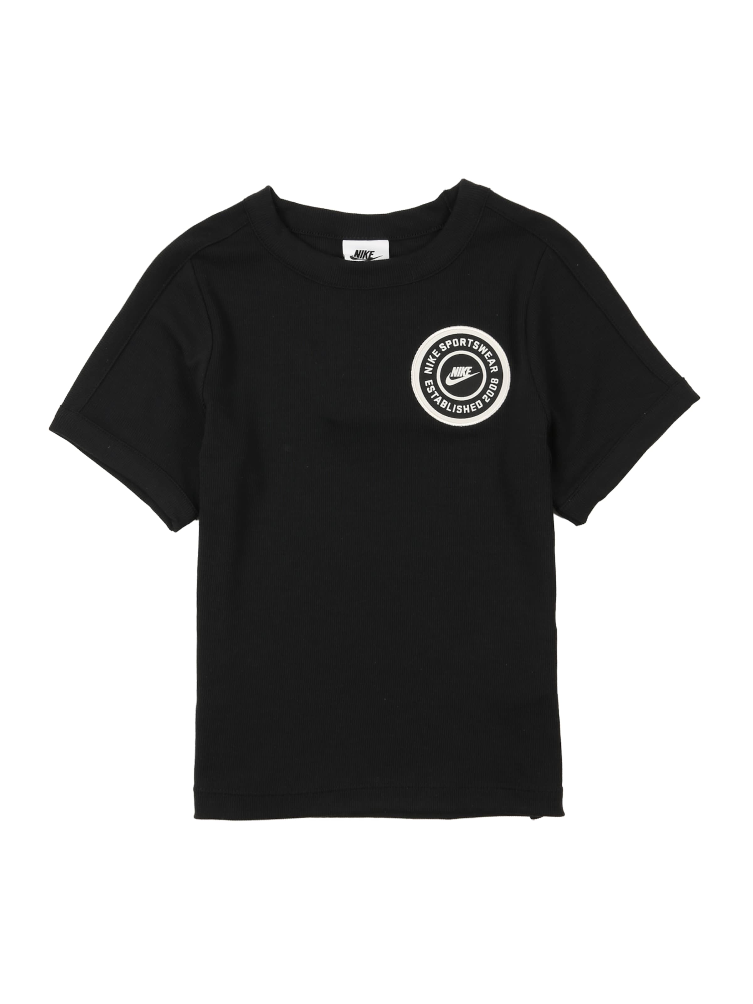 Nike Sportswear T-shirt i svart: framsida