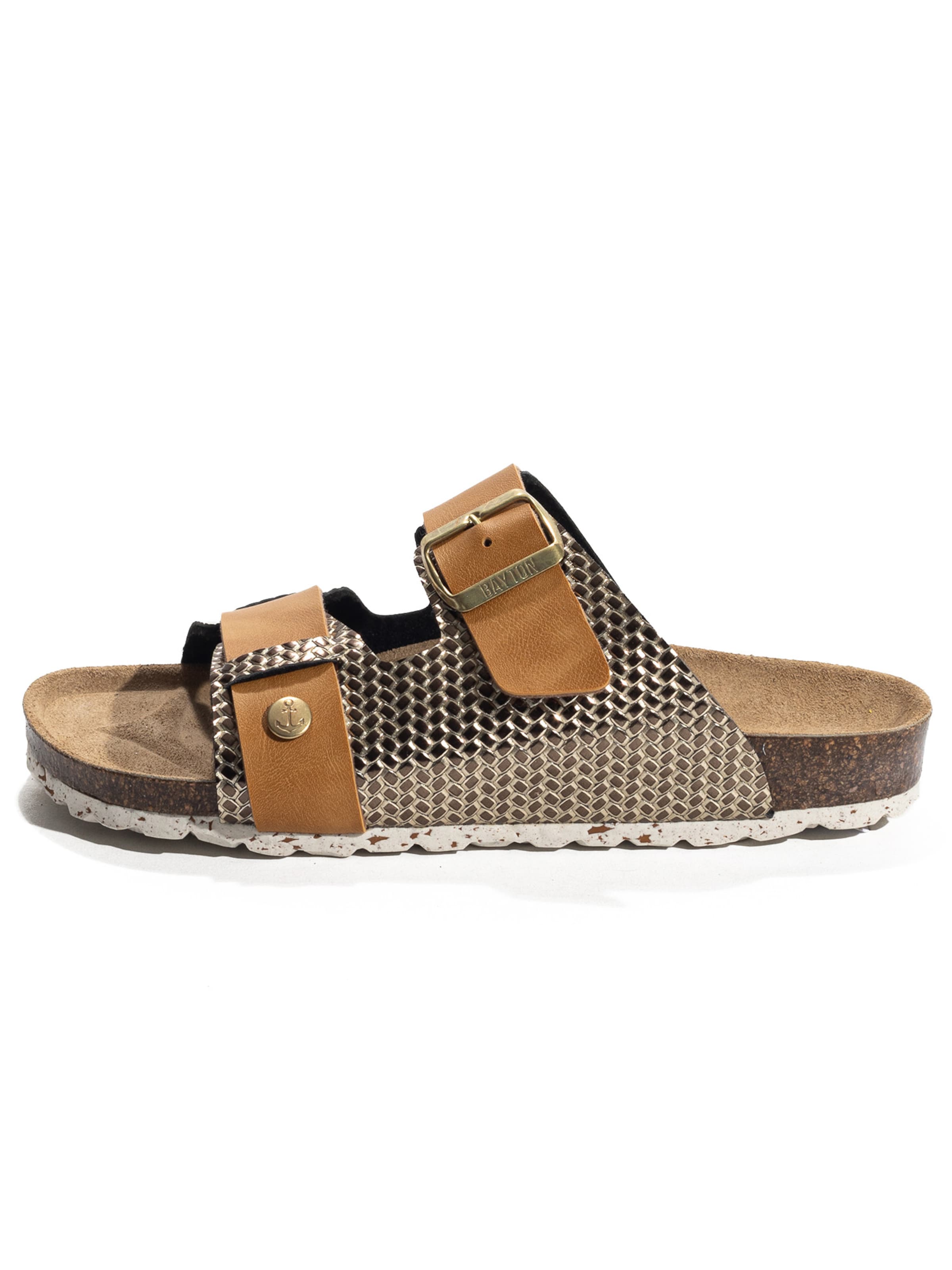 Bayton Slipper 'Narnia' in Gold: front