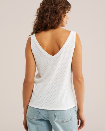 WE Fashion Πλεκτό τοπ σε μπεζ