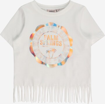KIDS MINI GIRL Bluser & t-shirts 'KMGALISON' i hvid: forside