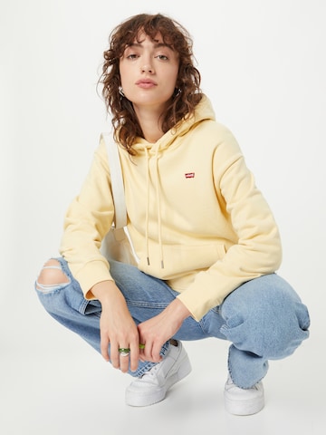 LEVI'S ® Sweatshirt 'Standard Hoodie' in Yellow