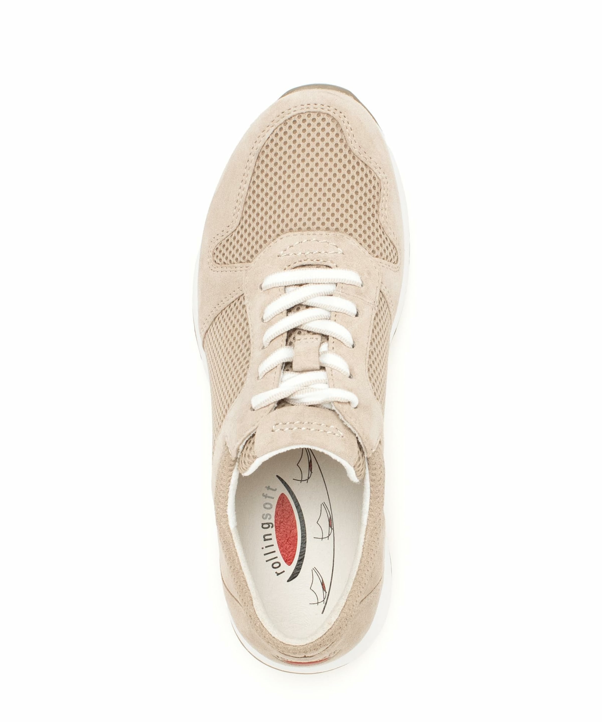 GABOR Sportieve veterschoen in Beige