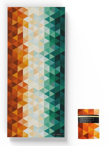 woodsandwaves Strandlaken 'Kaleidoscope Orange' in Gemengde kleuren: voorkant