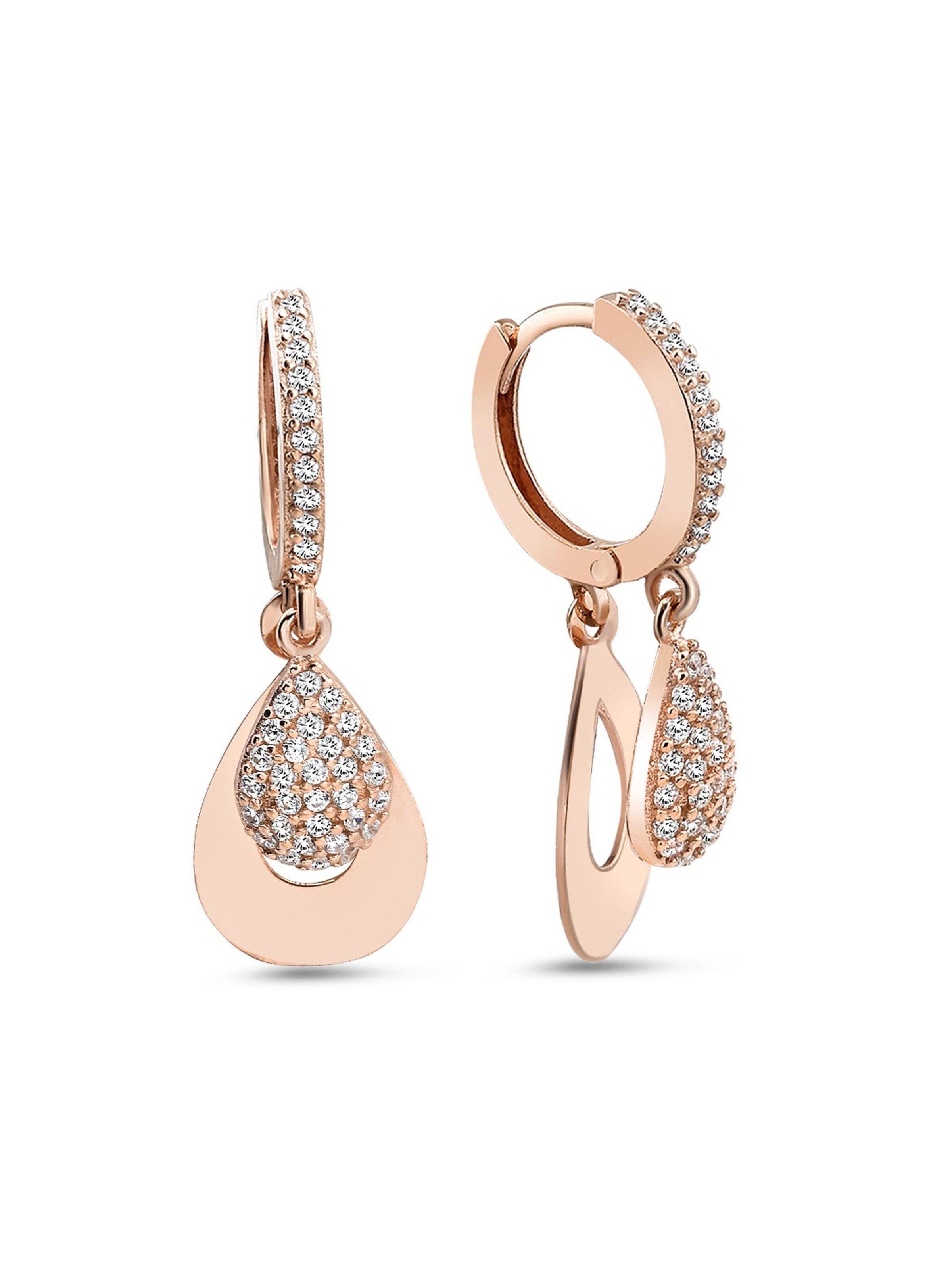 Dkeniz Earrings in Pink: front