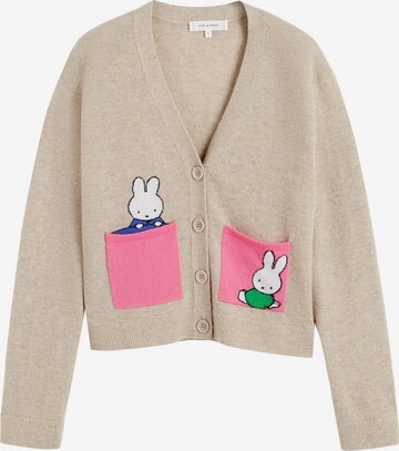 Chinti & Parker Cardigan 'Miffy' i beige: forside