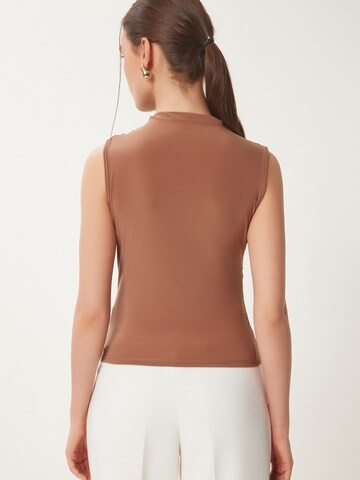 Happiness İstanbul Блузка в Бежевый