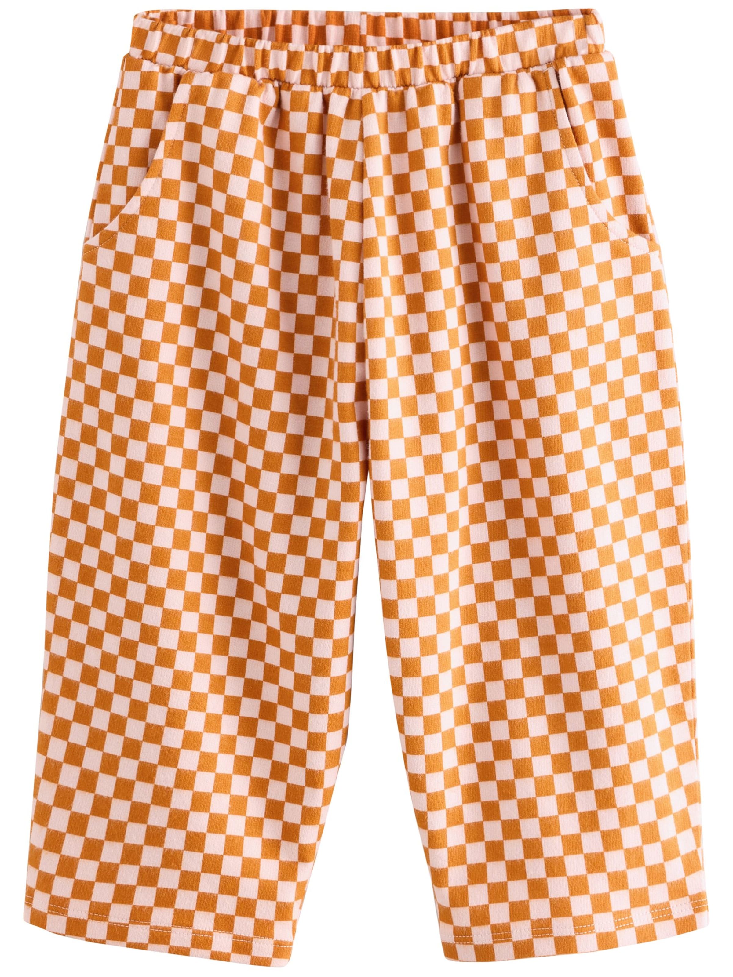 Next - Regular Calças em laranja: frente