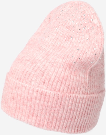 PIECES Beanie 'NASINA' in Pink: front