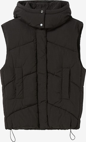 Gilet di Bershka in nero: frontale