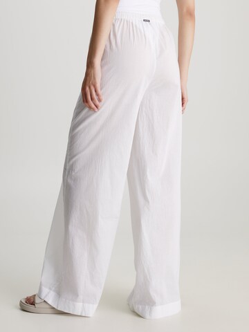 Loosefit Pantalon Calvin Klein Swimwear en blanc