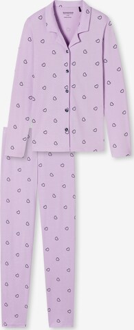 SCHIESSER Pajamas 'Pyjama Story' in Purple: front