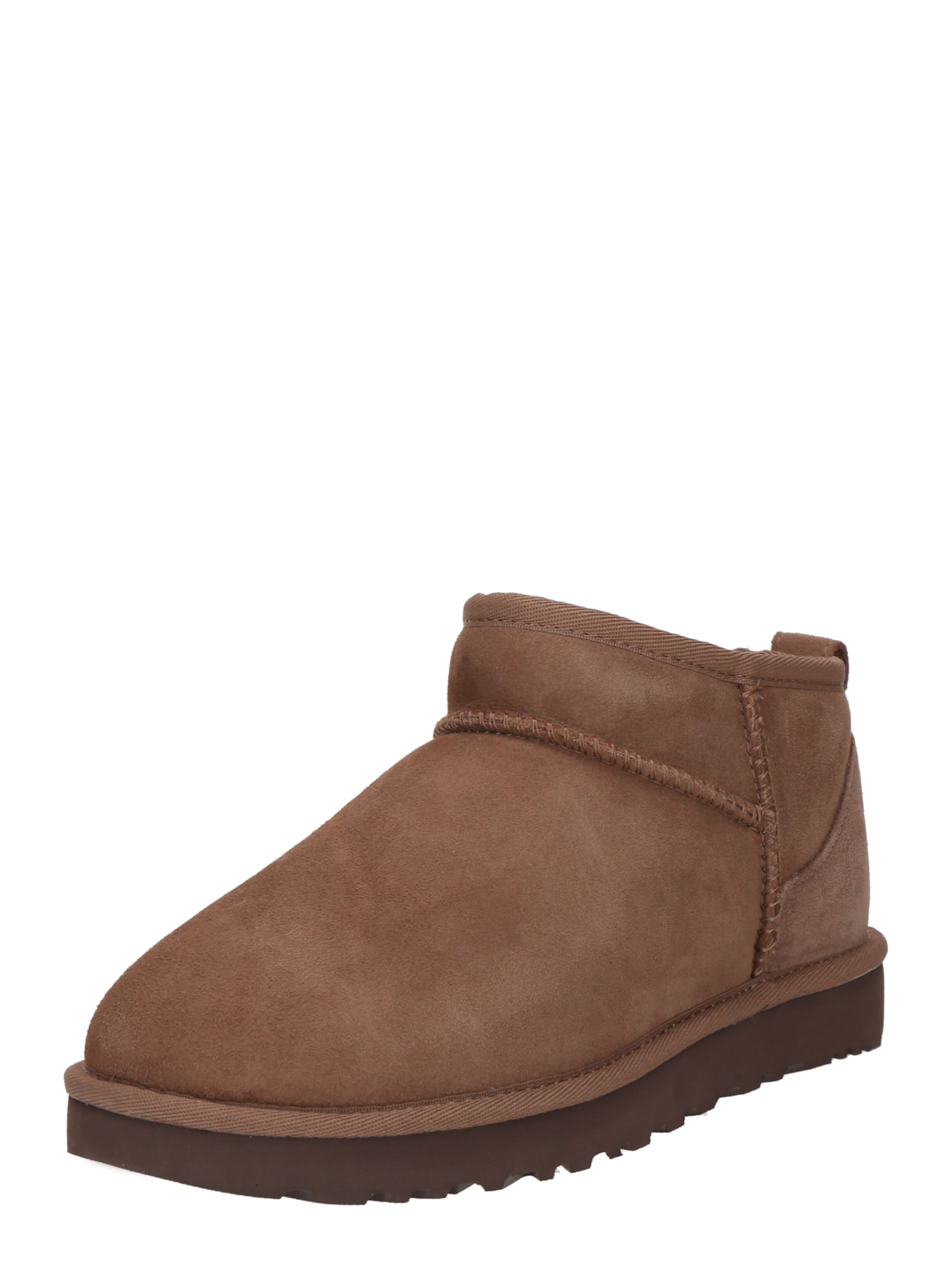 Boots 'CLASSIC ULTRA MINI' UGG en marron : devant