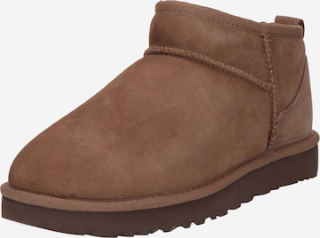 UGG Ботинки 'CLASSIC ULTRA MINI' в Коричневый: спереди