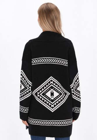 IZIA Gebreid vest in Zwart