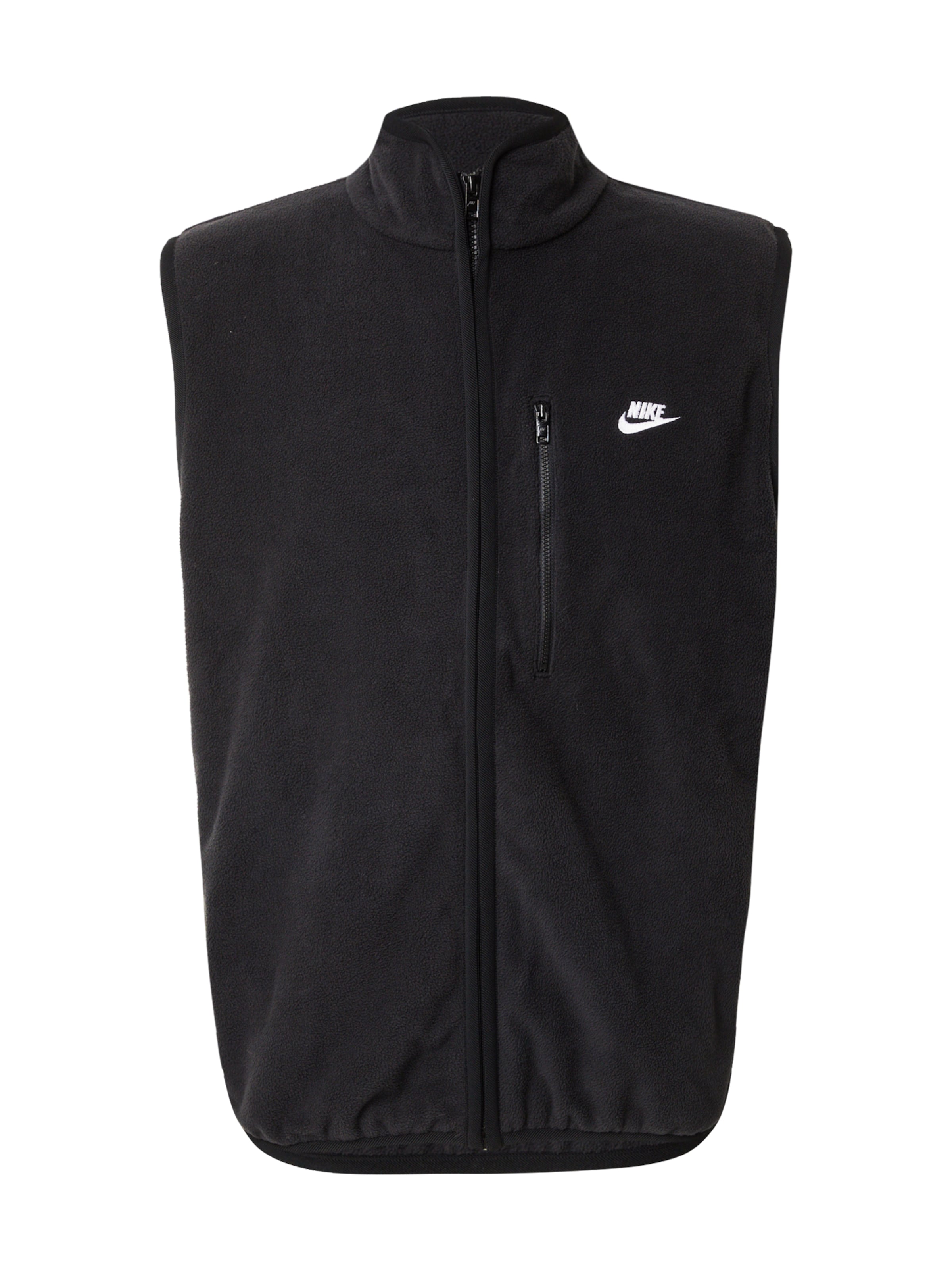 Vestă 'CLUB' de la Nike Sportswear pe negru: față