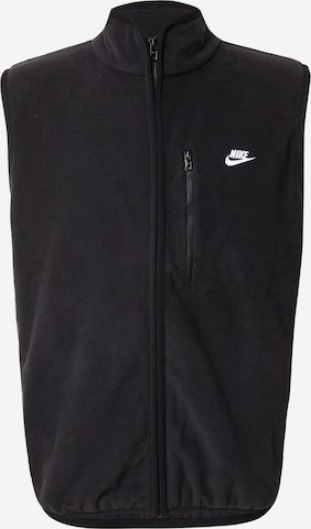 Nike SportswearPrsluk 'CLUB' - crna boja: prednji dio