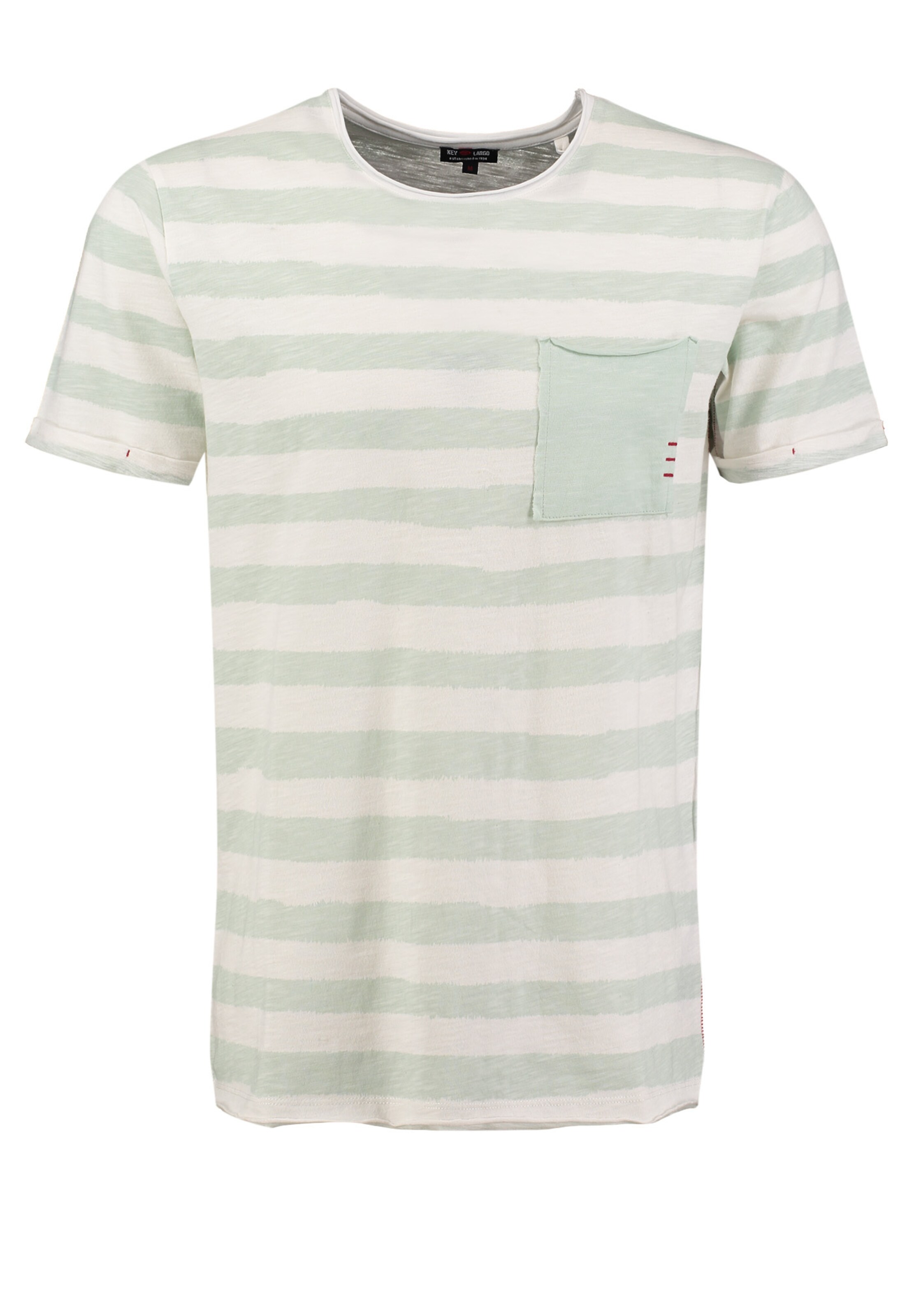 Key Largo T-shirt ' KLCAMPAIGN ' i grön: framsida