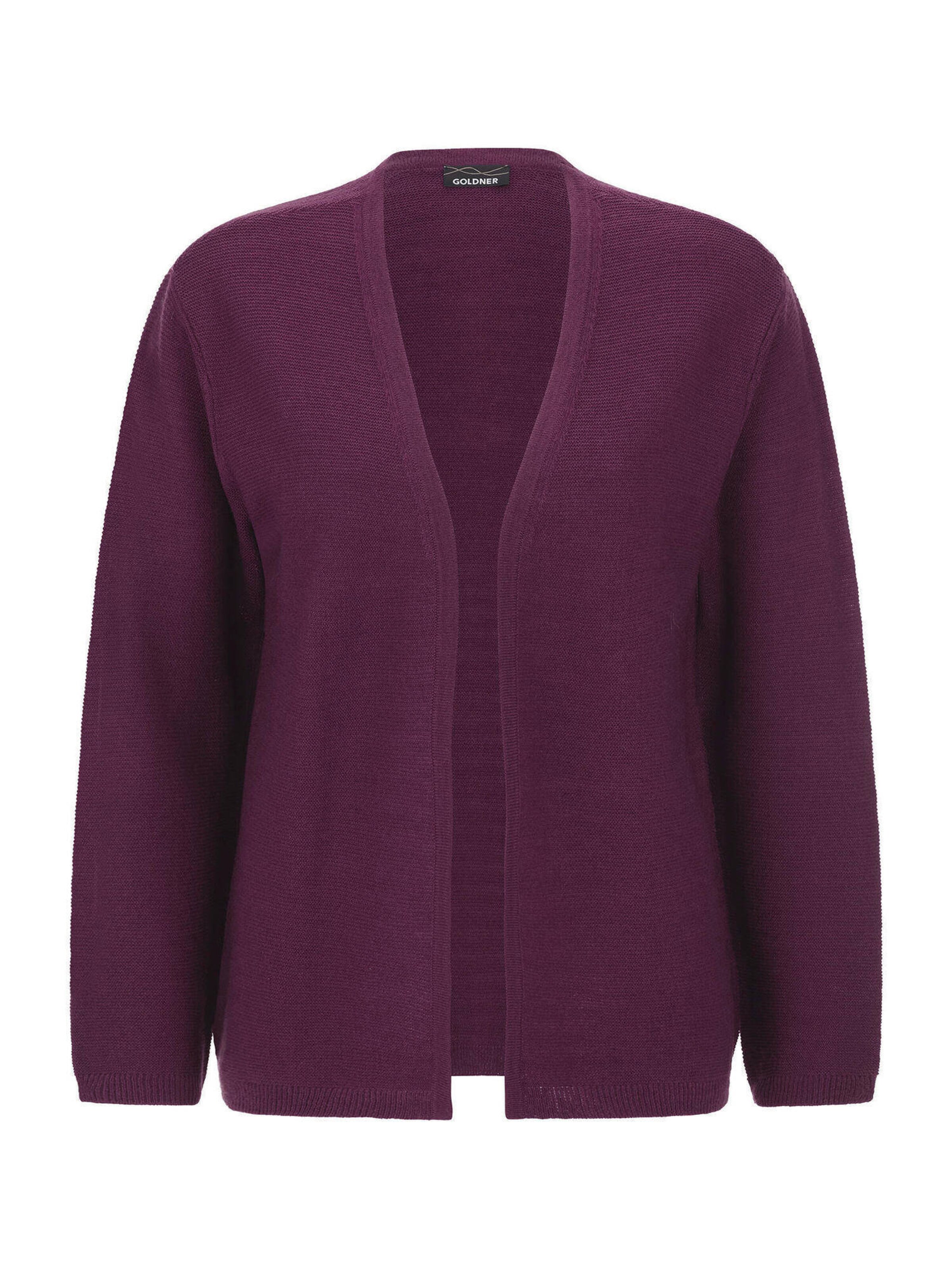 Goldner Knit cardigan in Purple: front