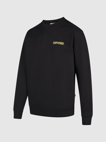 Felpa 'So hot!' di Cleptomanicx in nero