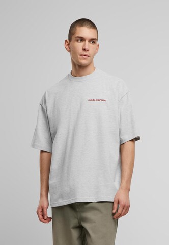 T-Shirt Prohibited en gris