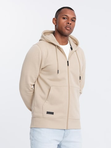 Veste de survêtement Ombre en beige