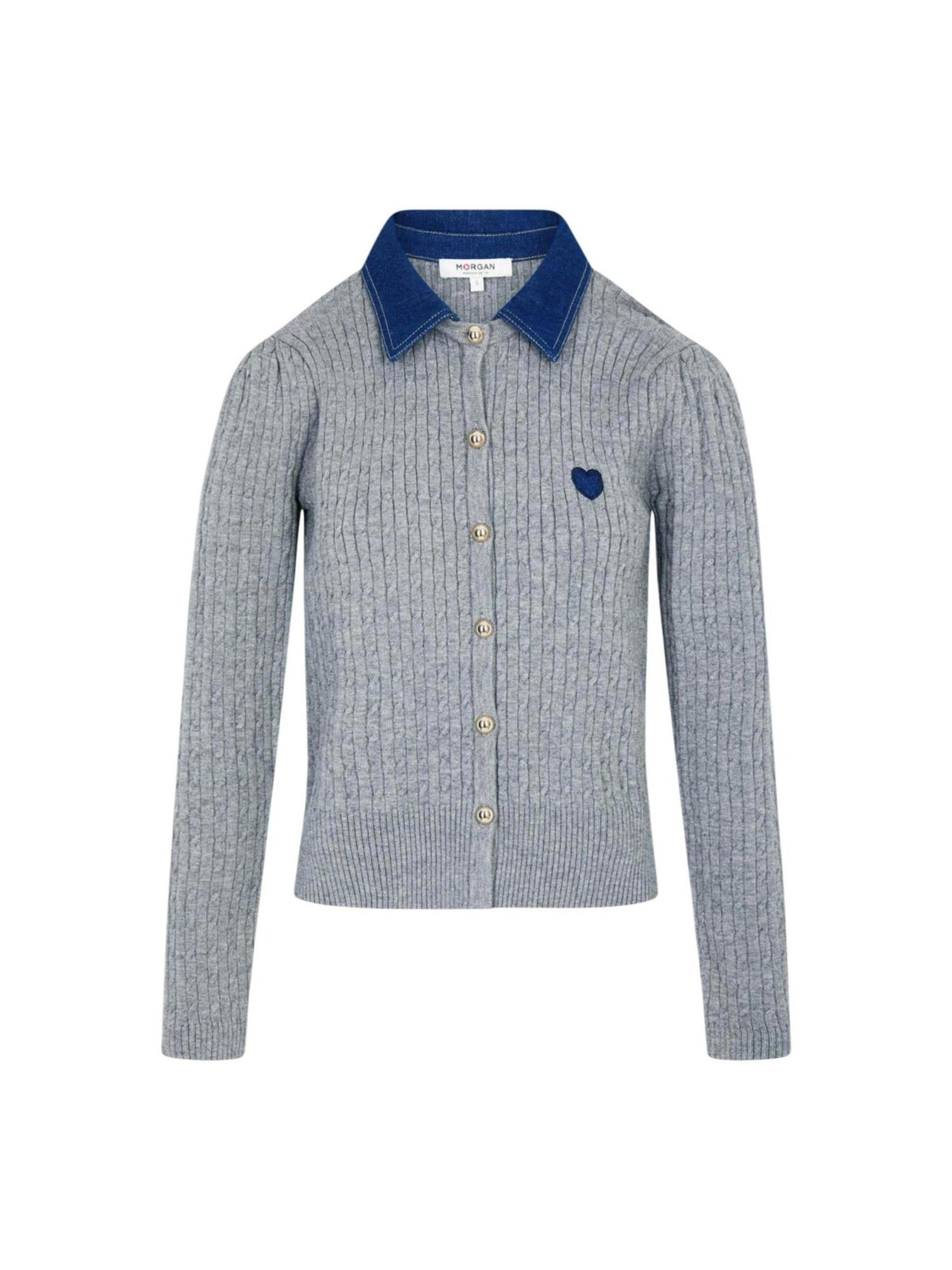 Pullover '262-MROSALA' di Morgan De Toi in grigio: frontale