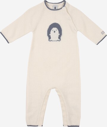 PETIT BATEAU Dungarees in Beige: front