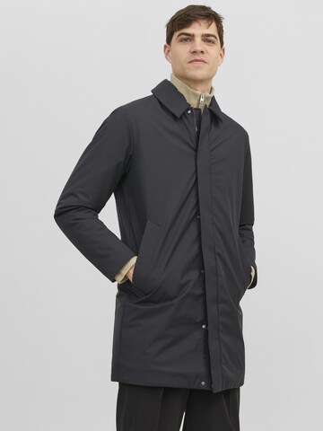 Manteau mi-saison 'Mac' JACK & JONES en noir : devant