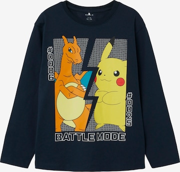 T-Shirt 'NKMAmas Pokemon' NAME IT en bleu : devant