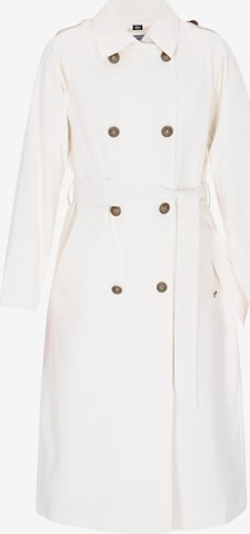 DreiMaster Maritim - Sobretudo meia-estação em branco: frente