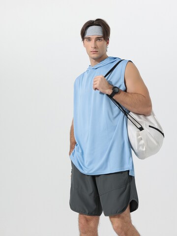 YOUTHUP Funktionsshirt 'Sommerfrei'‌‌‌‌‌ in Blau: Vorderseite