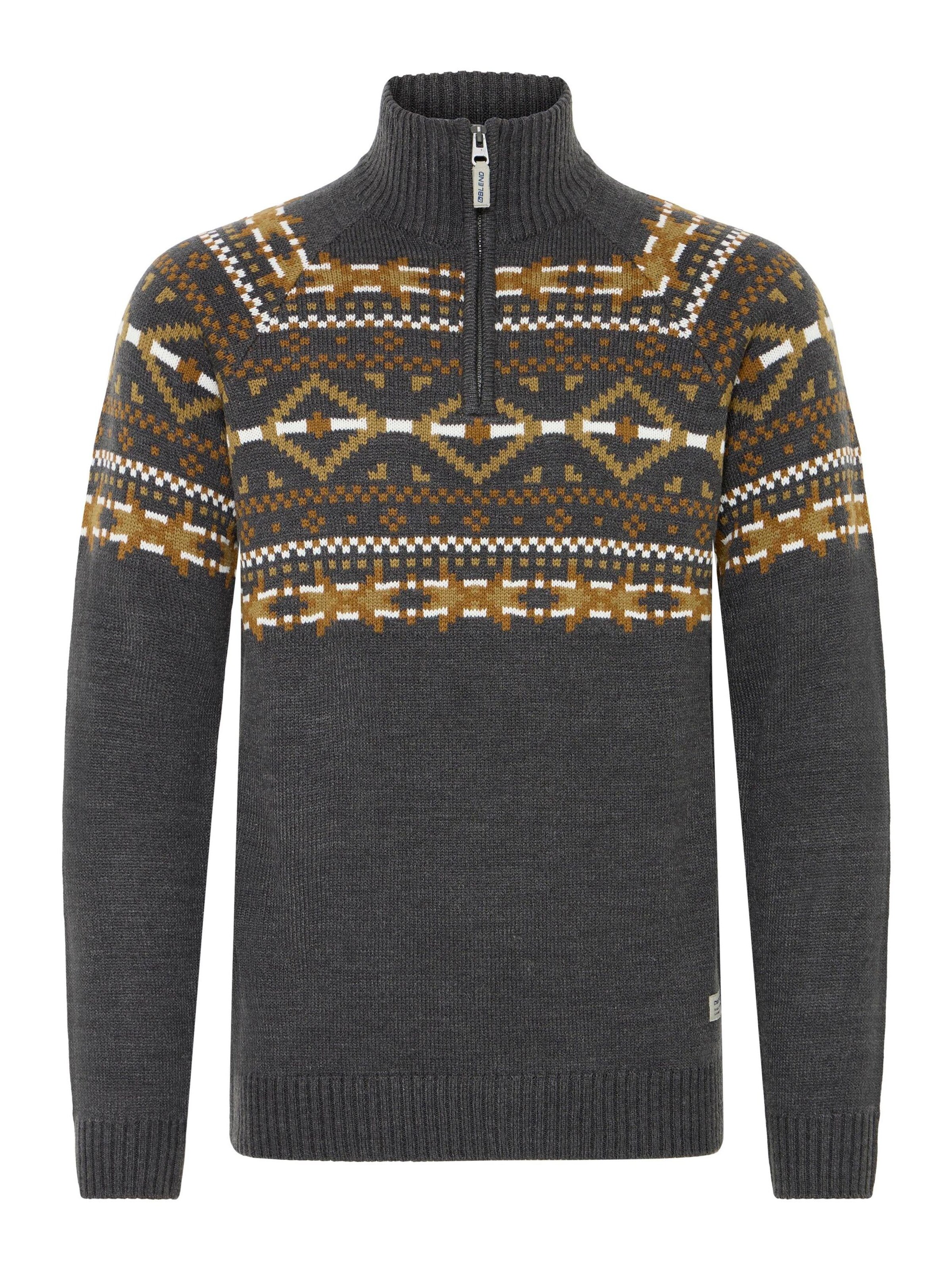 BLEND Trui ' BHNilo ' in Grijs: voorkant