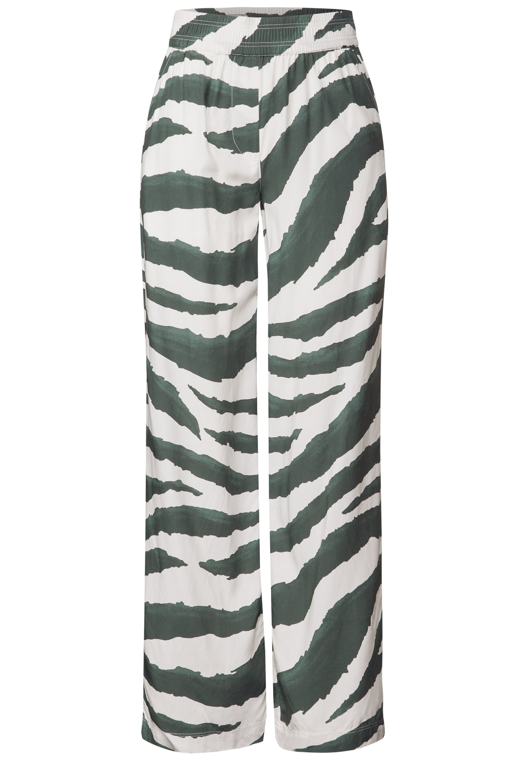 CECIL Loosefit Hose in Grün: Vorderseite