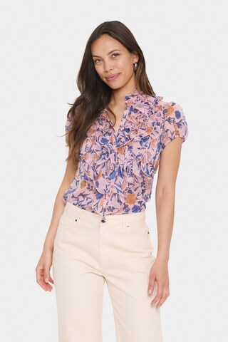 SAINT TROPEZ Shirts 'Lilja ' i blandingsfarvet: forside