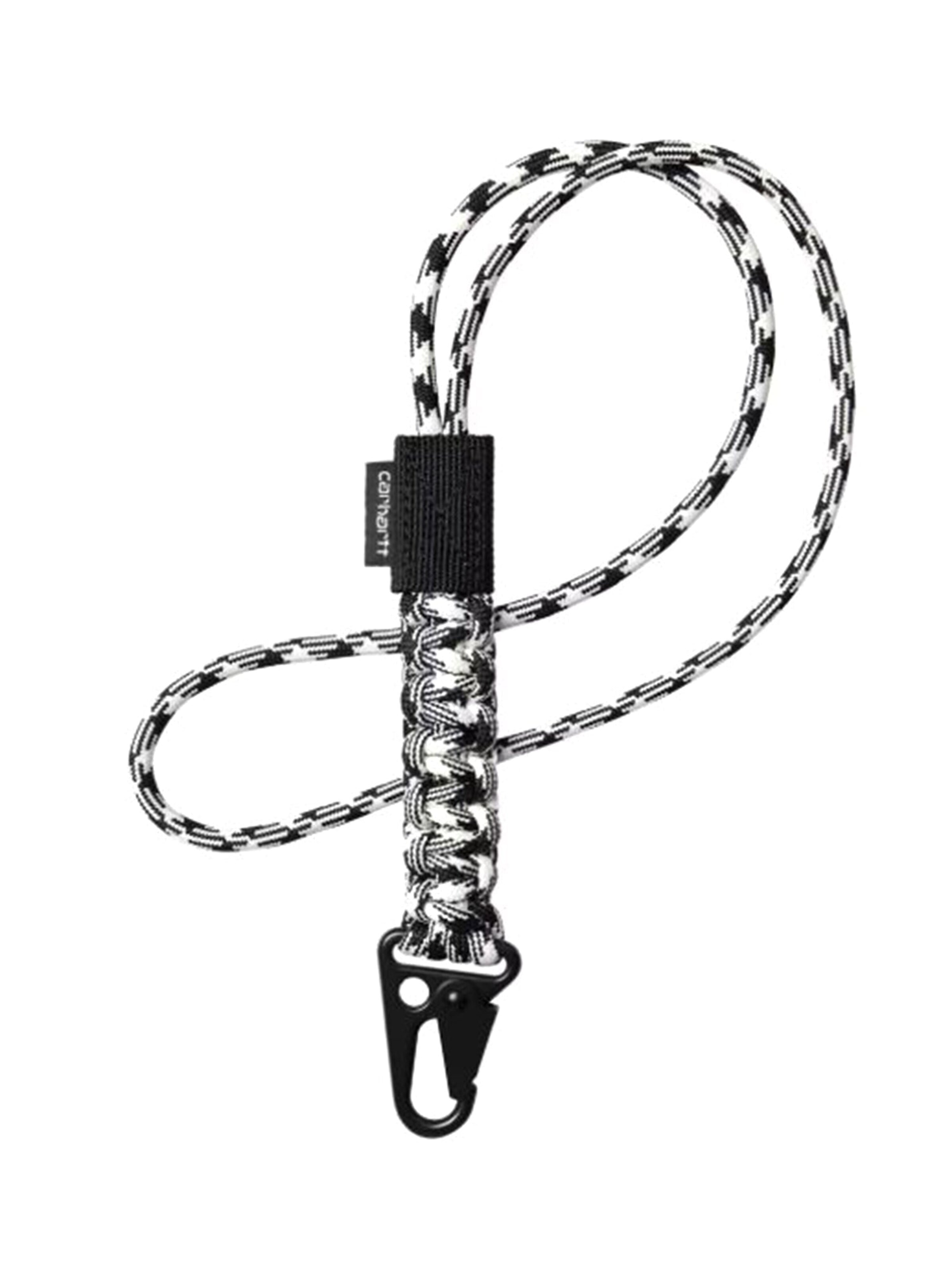 Portachiavi 'ROPE KEYCHAIN WAX / BLACK' di Carhartt WIP in nero: frontale