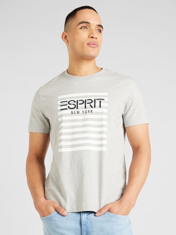 ESPRIT Тениска в сиво: отпред