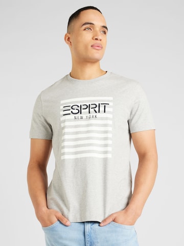 ESPRIT T-shirt i grå: framsida