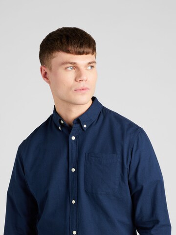 JACK & JONES Slim fit Overhemd 'CLASSIC' in Blauw