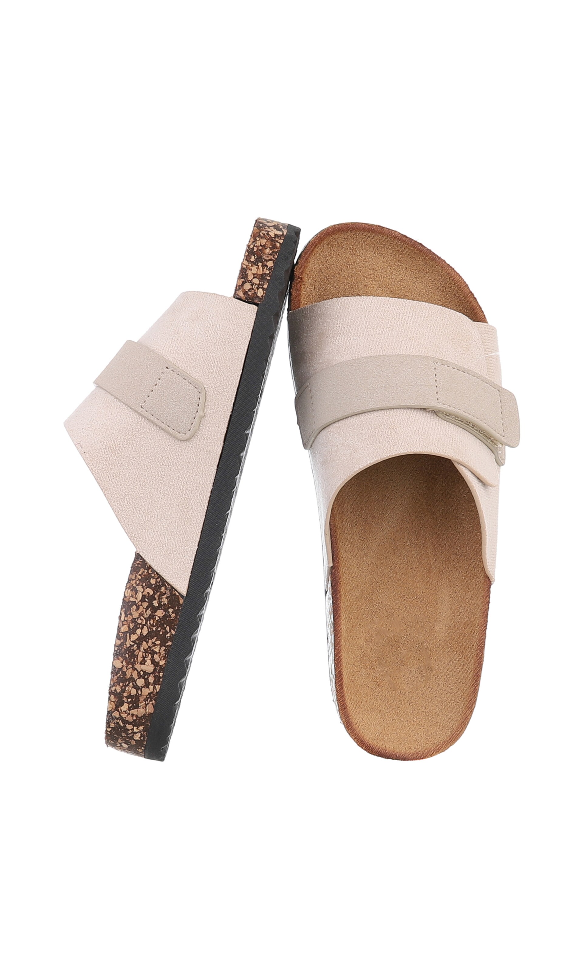 Ital-Design Pantolette in Beige